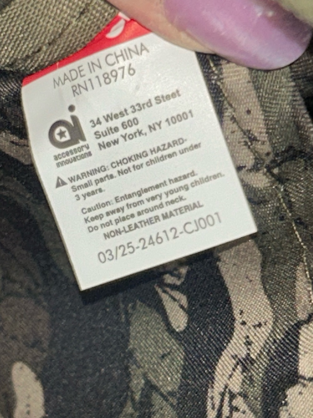 17” Wrangler Olive Washed Canvas Laptop Backpack w/ Brown Accents NWT - Picture 10 of 15